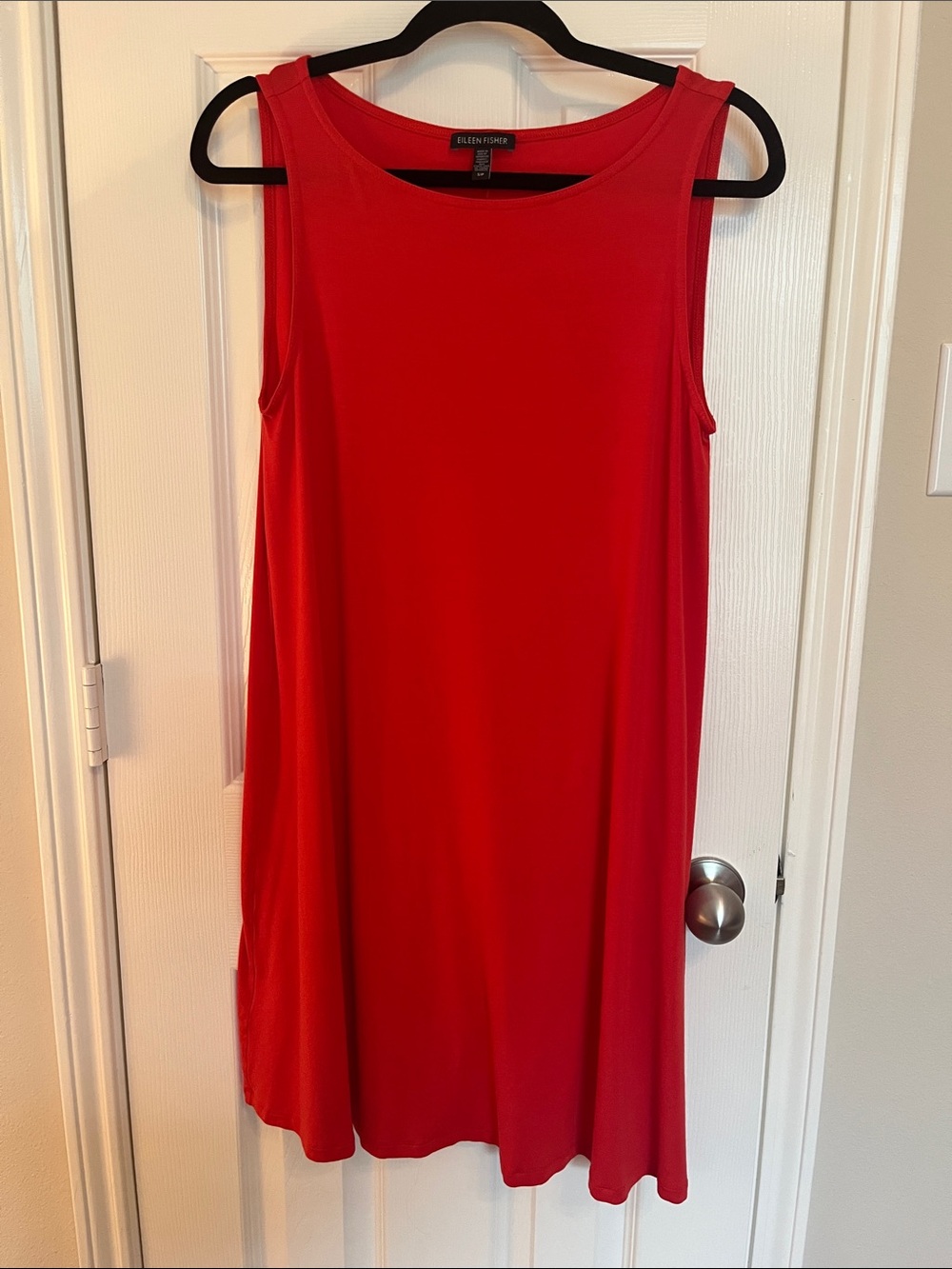 Eileen Fisher Bateau Neck Viscose Dress